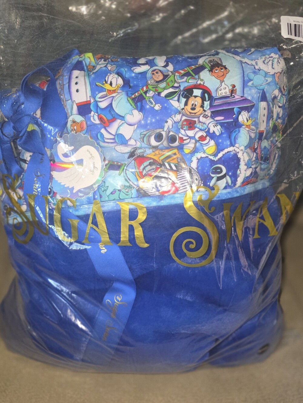 Sugar Swan Mickey Odyssy Bamboo Minky Blanket